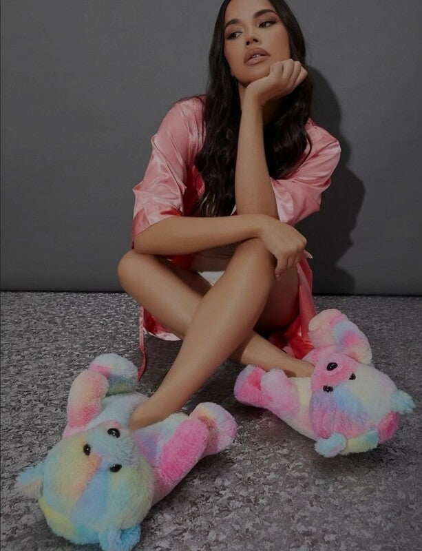 TEDDY BEAR SLIPPERS- BULK
