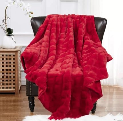 Heart Embossed Blanket