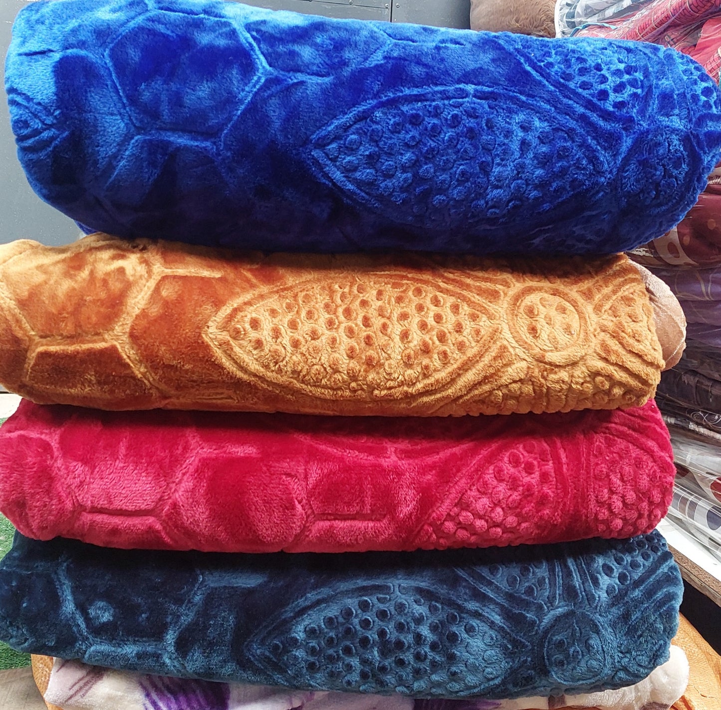 MINK BLANKETS 2PLY PLAIN- BULK