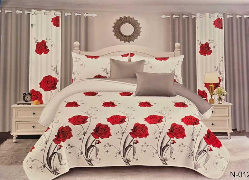 SUMMER COMFORTER- RED FLORAL
