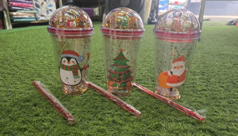 CHRISTMAS GLITTER CUPS- BULK