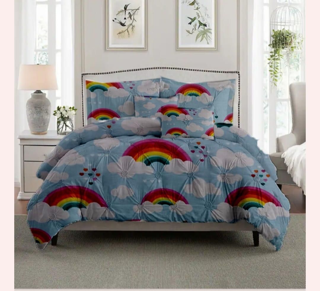 RAINBOW DUVET COVER 4P