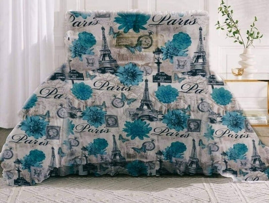 TURQOISE PARIS COMFORTER SET