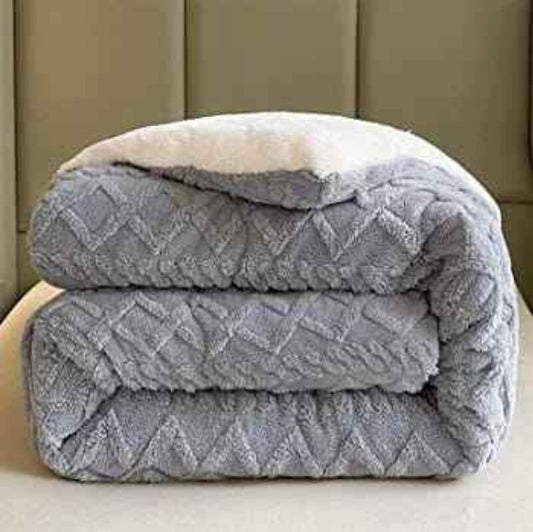GEOMETRIC FLEECE BLANKET-BULK