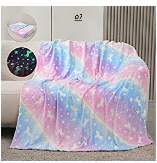 GLOW IN THE DARK FLEECE BLANKET