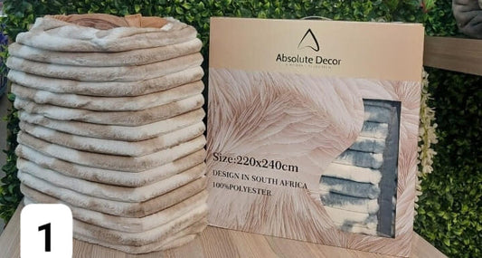 Absolute Decor Faux Fur Blanket