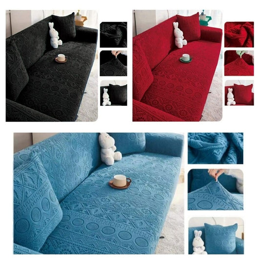 BULK VELVET EMBOSSED SOFA COVERS