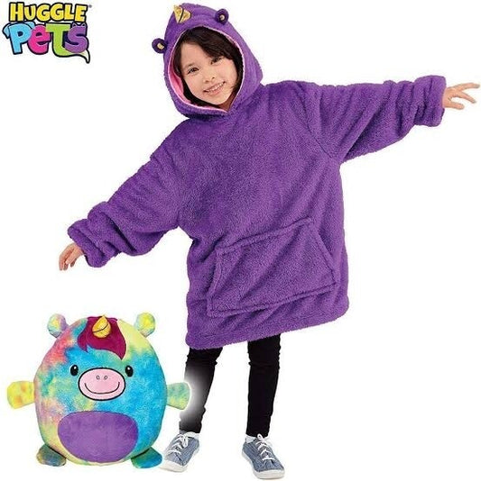 PET HUGGLE HOODIE-PURPLE