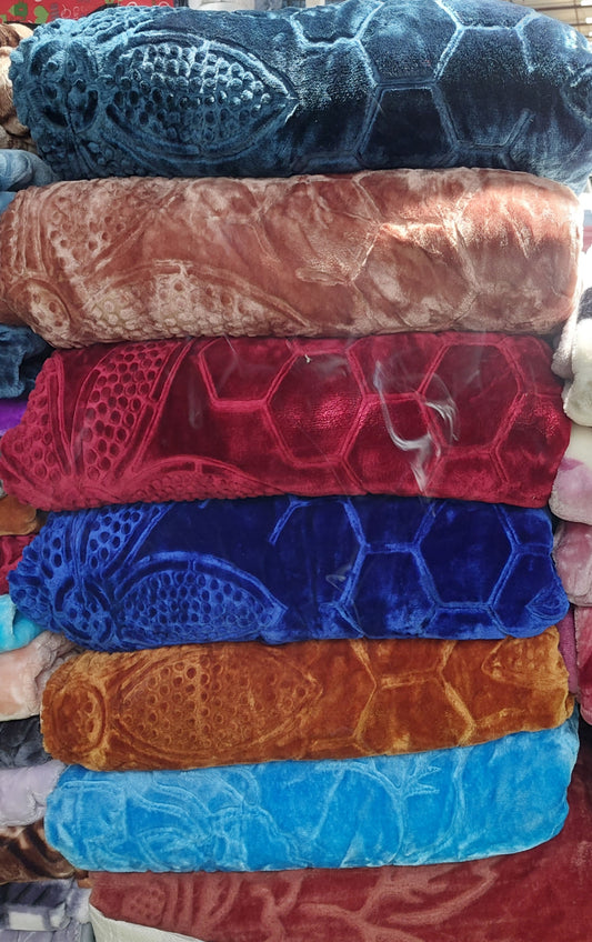 MINK BLANKETS 2PLY PLAIN- BULK