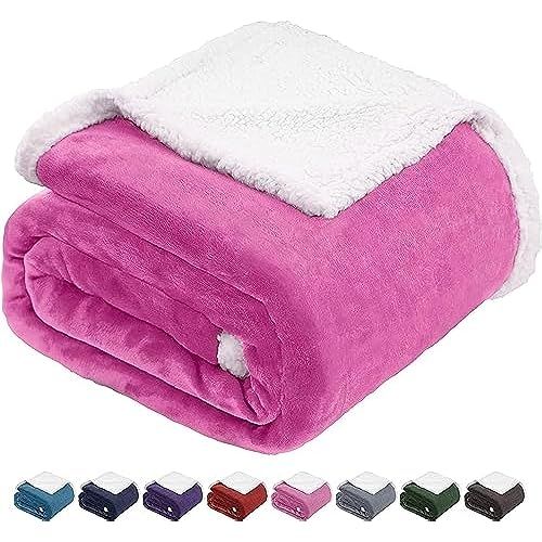 FLEECE SHERPA BLANKET- BULK