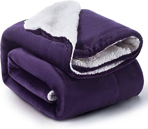 FLEECE SHERPA BLANKET- BULK