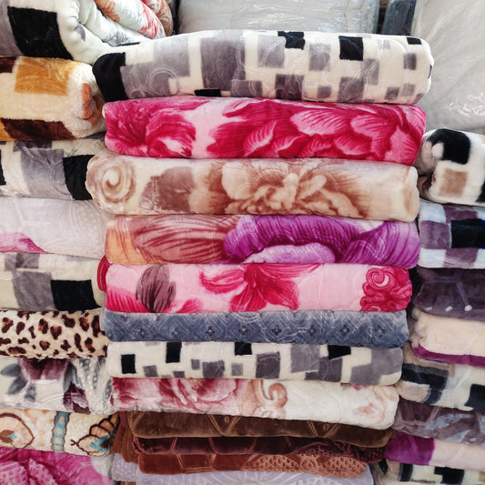 MINK BLANKETS 1PLY PRINTED- BULK