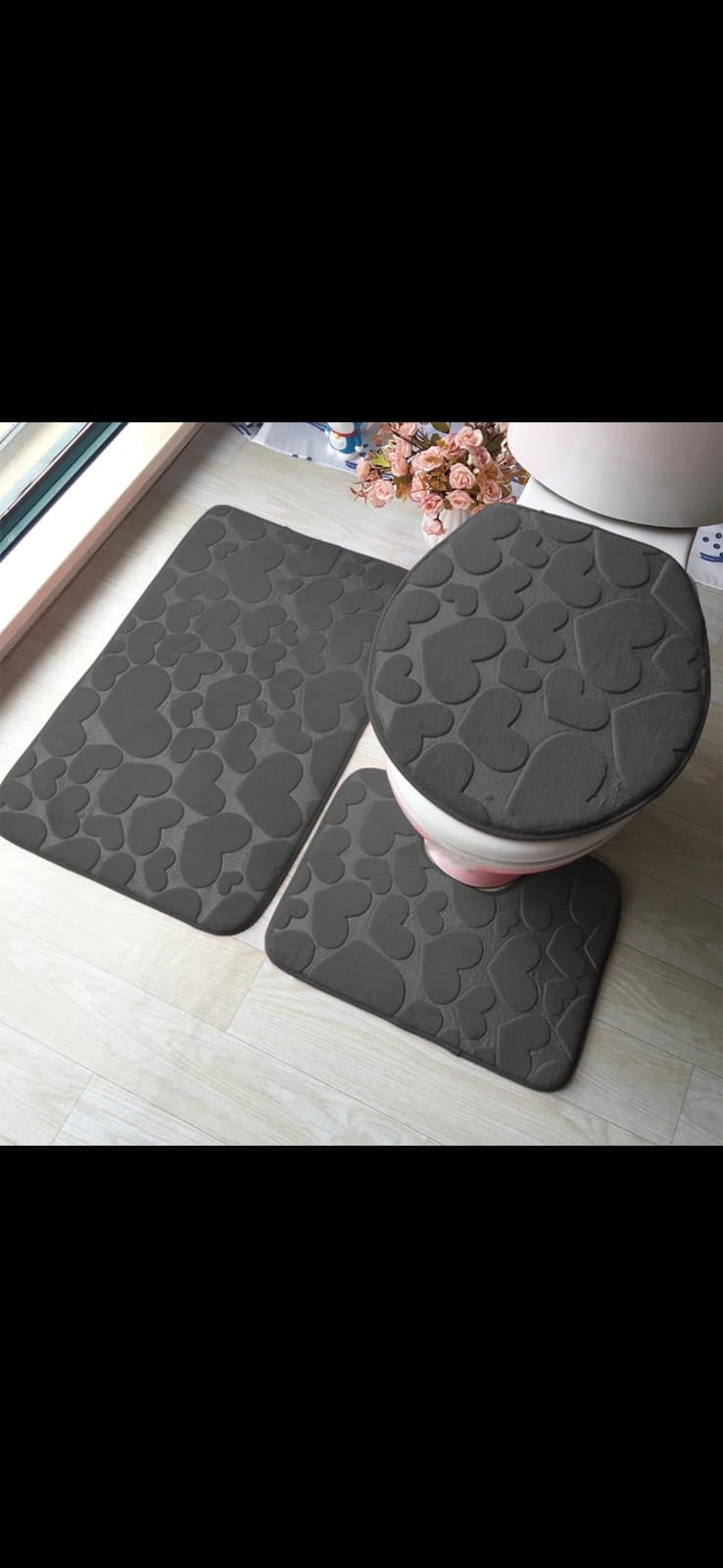HEART BATHROOM SET- BULK