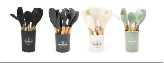 SILICONE UTENSIL SET 12P- BULK