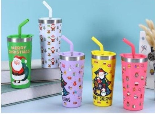 CHRISTMAS SS FLASK- BULK